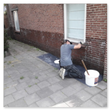 Waterafstotend maken